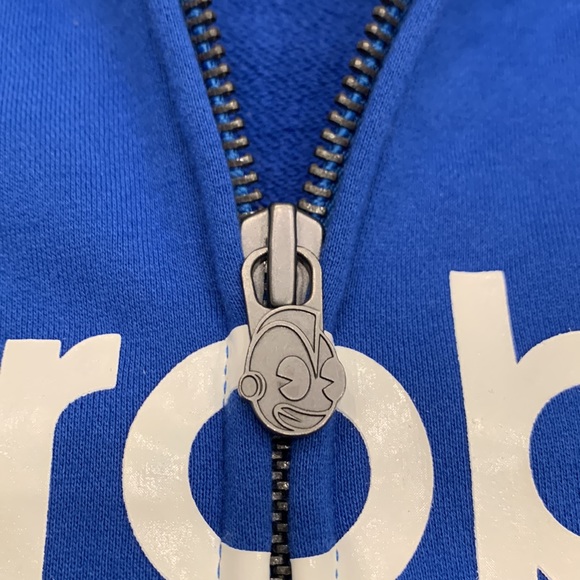 Kidrobot Blue Zipper Hoodie - Picture 6 of 11
